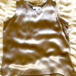 Petite sophisticate sleeveless silk top size 4